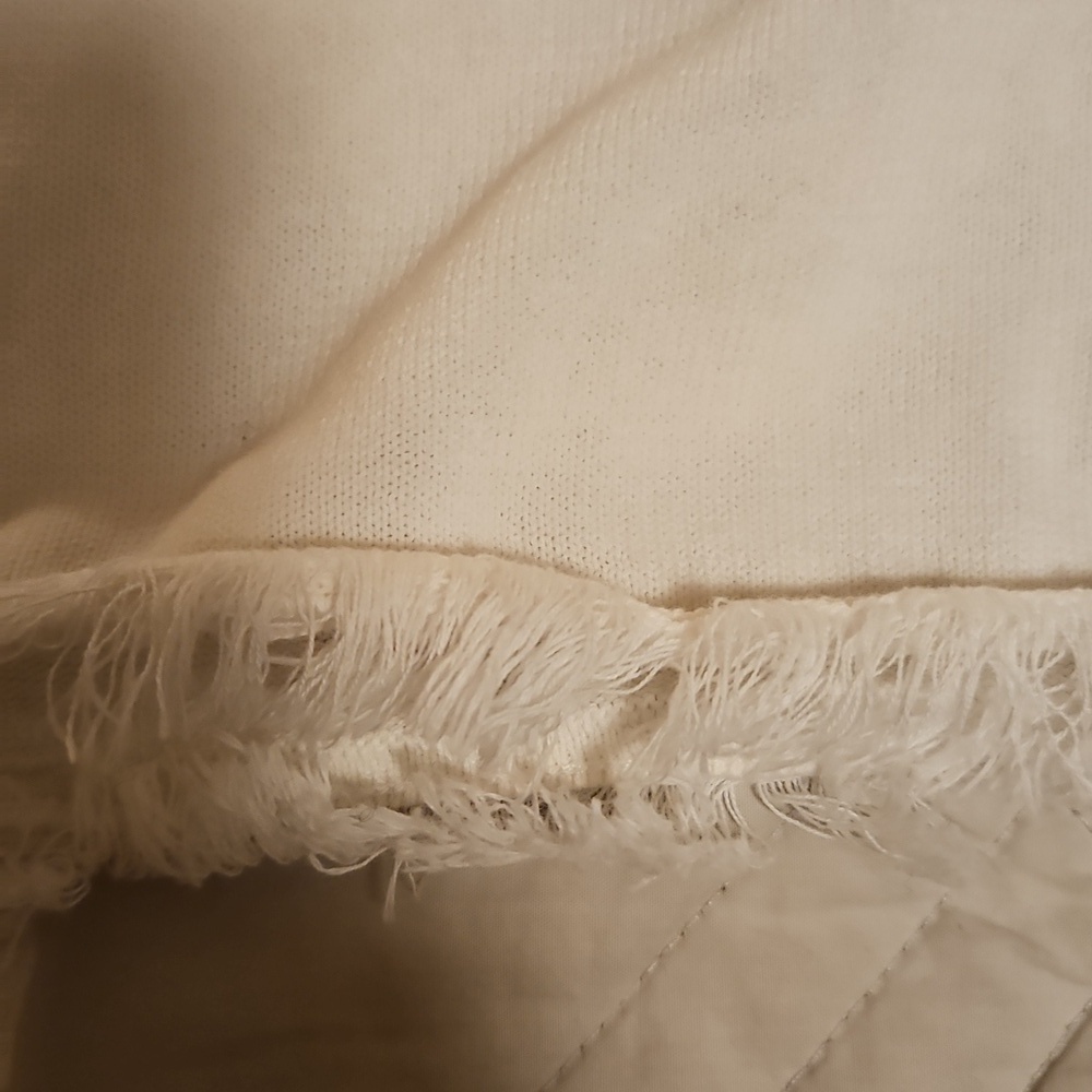 THML Cream Ruffle Sleeve Tee - Picture 8 of 10